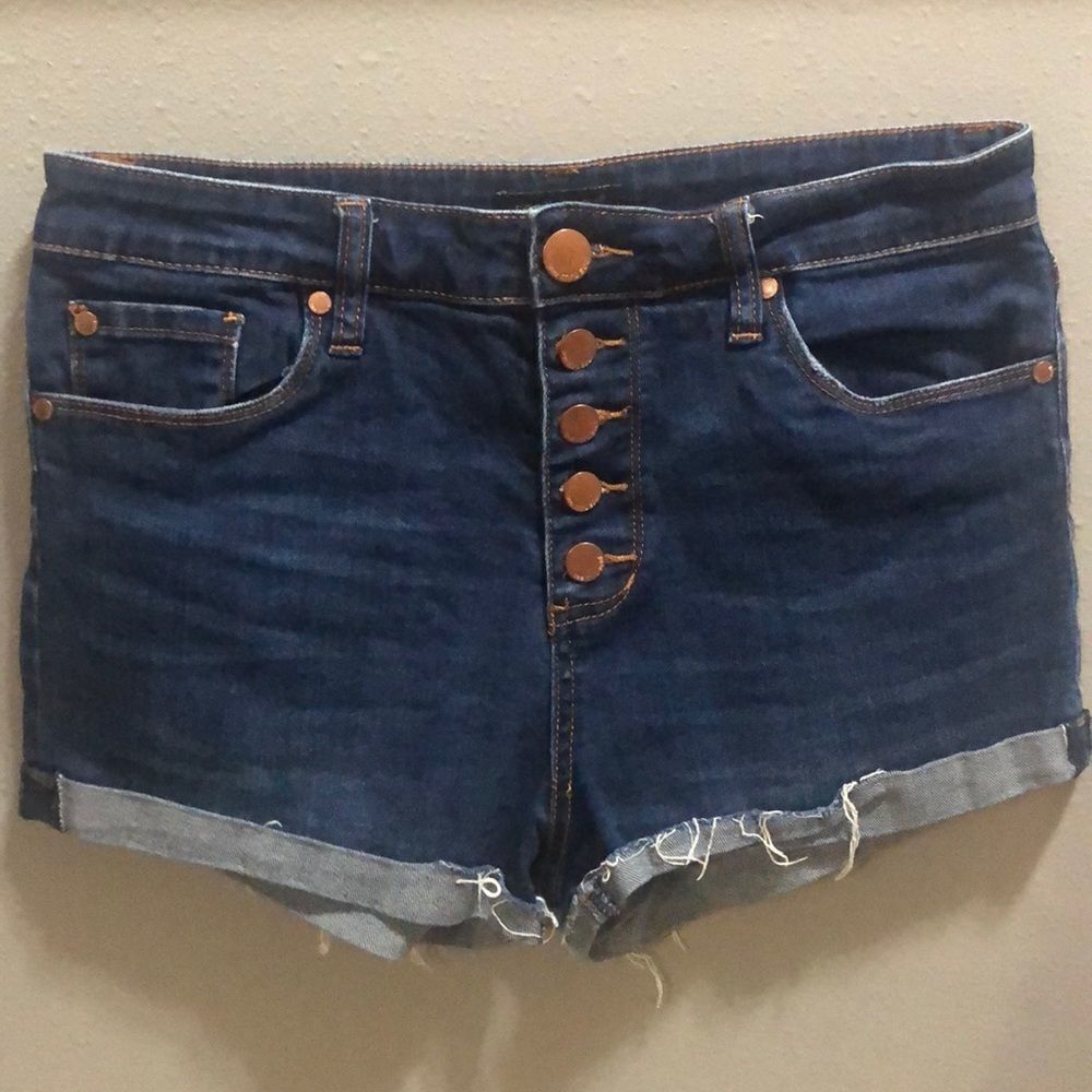 EUC See Thru Soul jean shorts